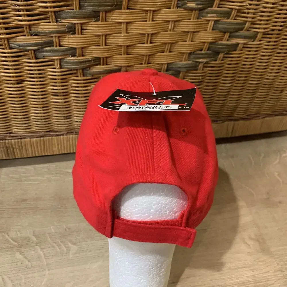 Orlando Rage XFL Red Embroidered Baseball Hat Adjustable NEW Xtreme Football